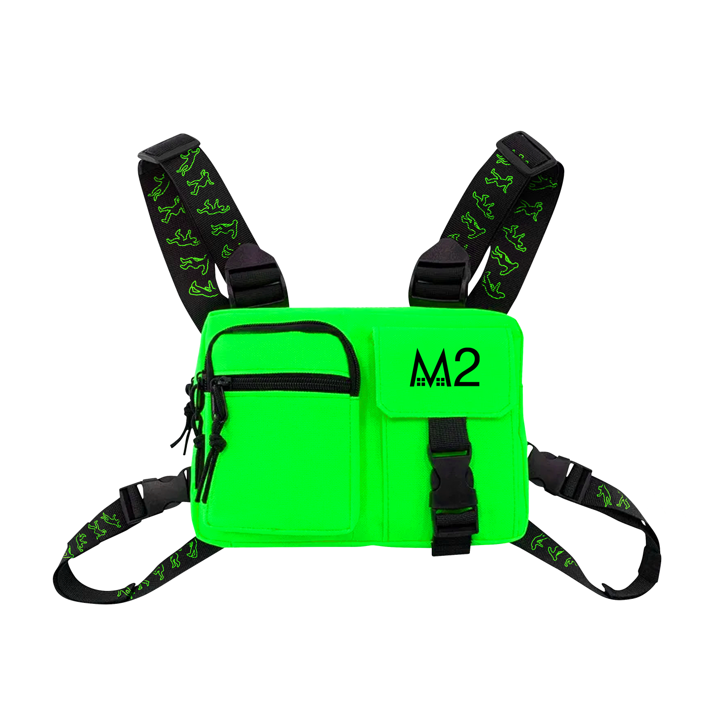 Neon Green Chest Pack (PRE ORDER)